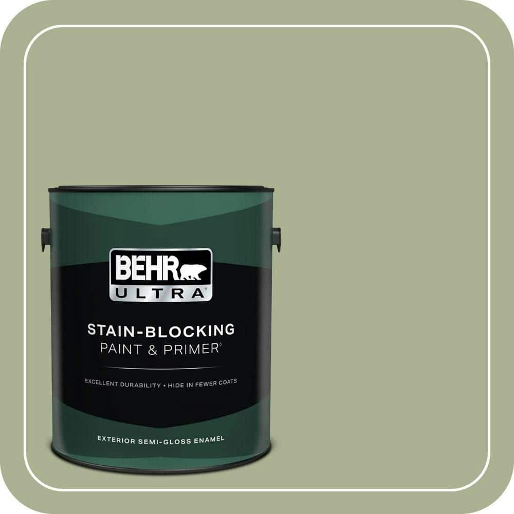 Spring Walk Semi-Gloss Exterior Paint and Primer 1-Gallon: $61.98