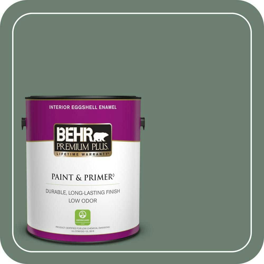 Behr Island Palm Eggshell Interior Paint & Primer 1-Gallon: $37.98