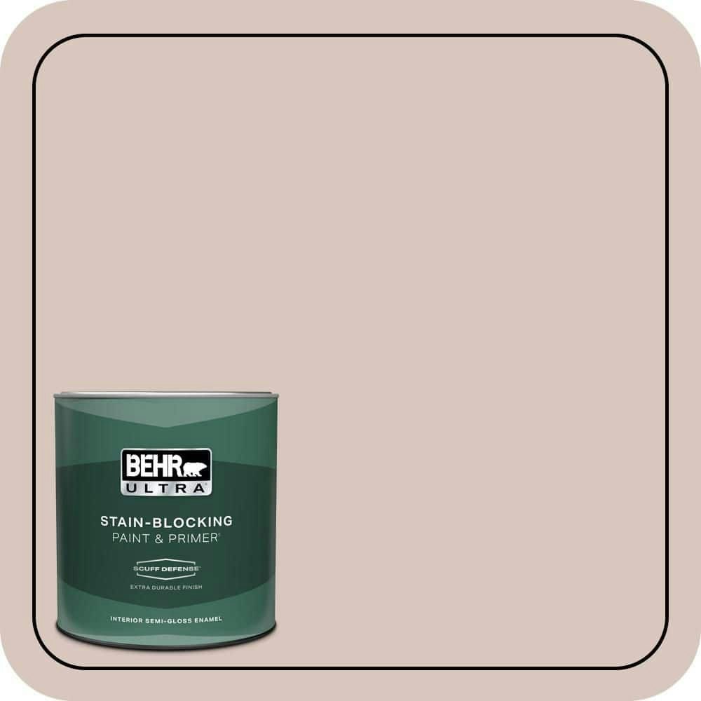 Behr Wisp of Mauve Semi-Gloss Interior Paint and Primer 1-Quart Can: $24.98