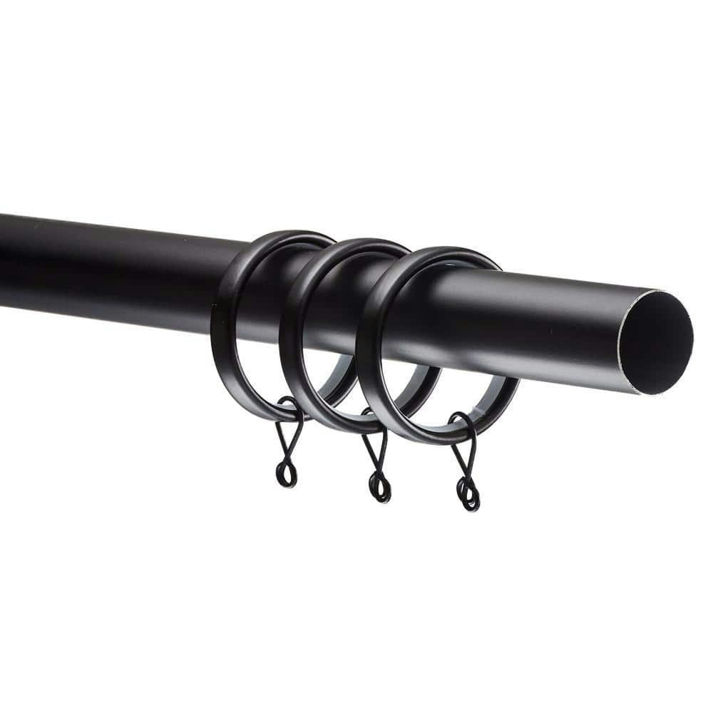 Distressed Wood Nickel Curtain Rings 10-Pack: $15.87