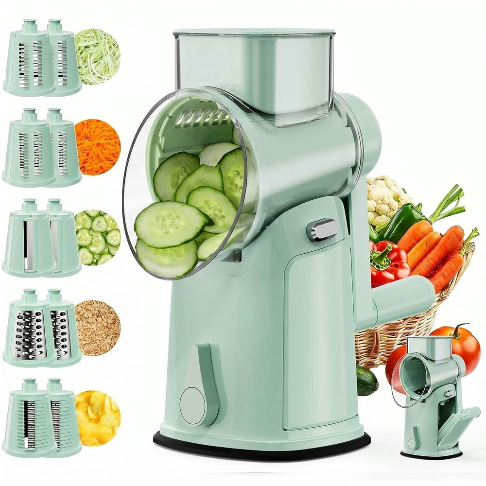 Rotary Cheese Grater and Vegetable Shredder: $21.89