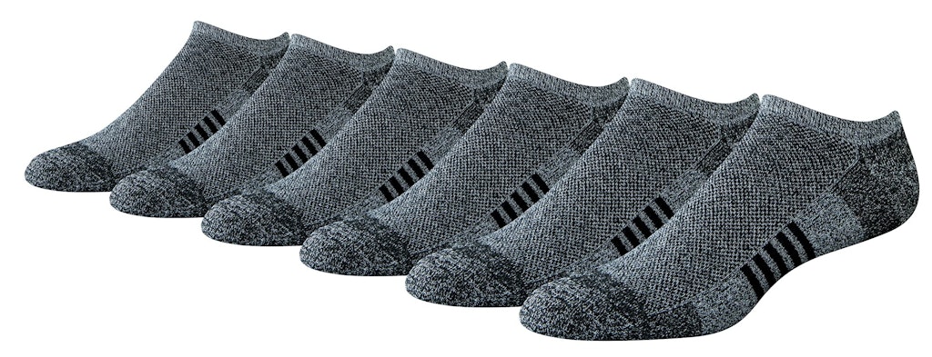 Amazon Essentials Men's Cotton Cushioned No-Show Athletic Socks 6-Pack: $7.01 via Sub. & Save