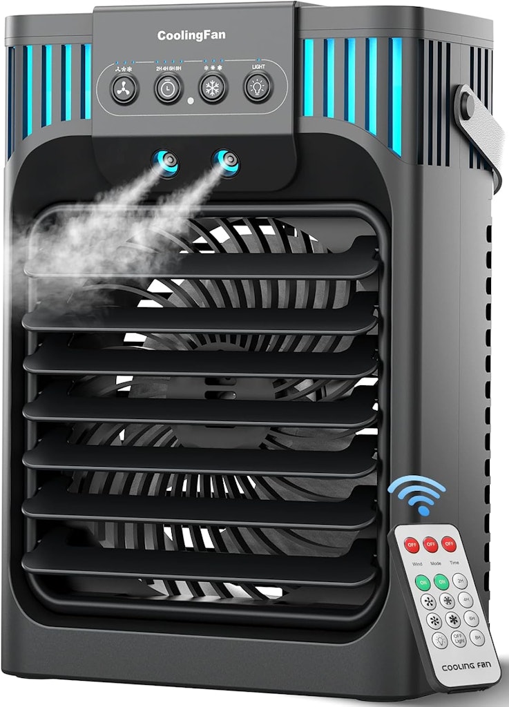 Portable Personal Air Cooler Fan w/ Remote: $40