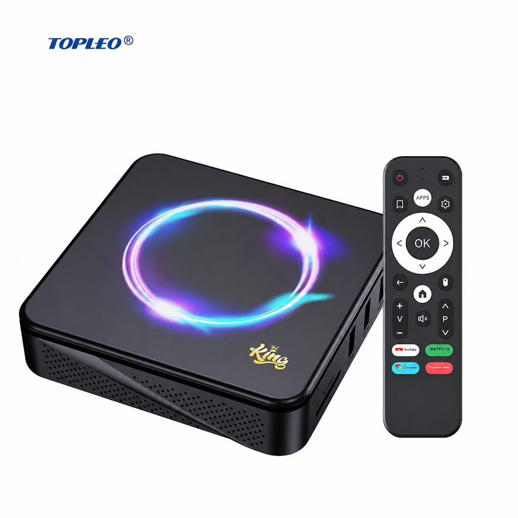 Topleo Android 14 TV Box : $15.76