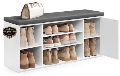 Songmics 41" Wide Entryway Shoe Storage Bench for $56 + free shipping