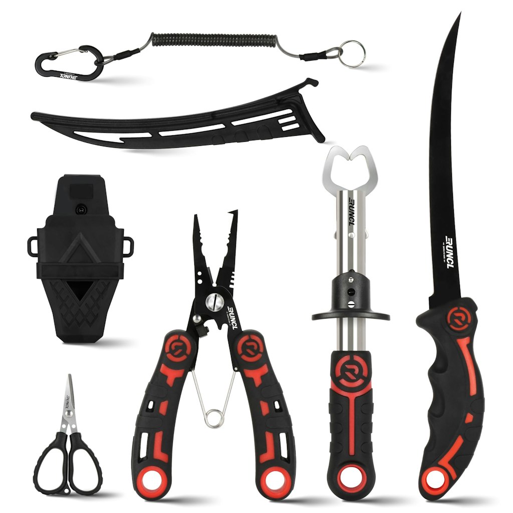 4-Piece Fishing Tool Kit: $16