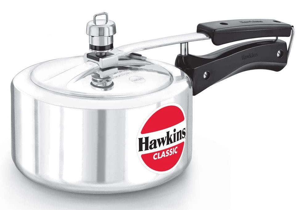 Hawkins Classic 2-Liter Pressure Cooker: $23