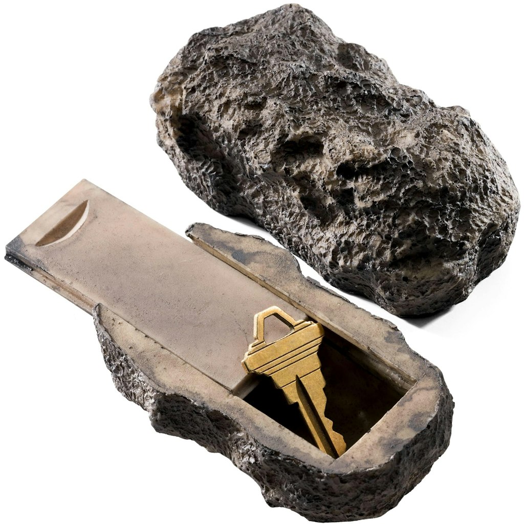 RamPro Hide-a-Key Fake Rock Key Holder: $7.98