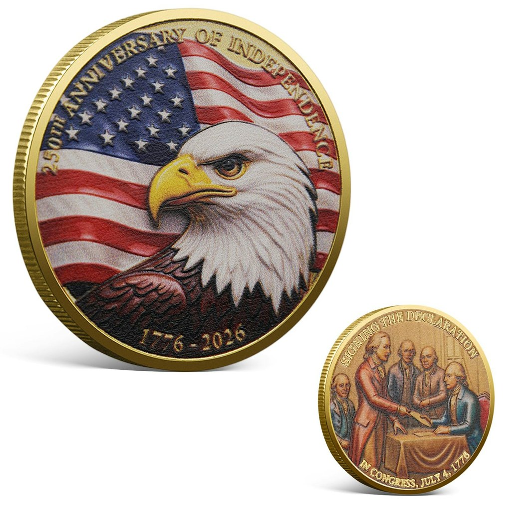 USA 250th Anniversary Commemorative Coin: $4.99