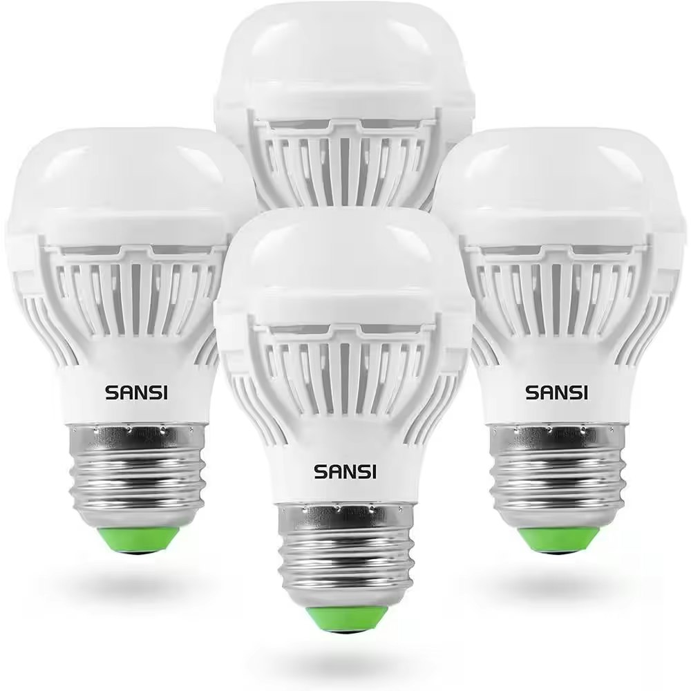 SANSI A15 E26 Cool White LED Light Bulb 4-Pack: $8.14