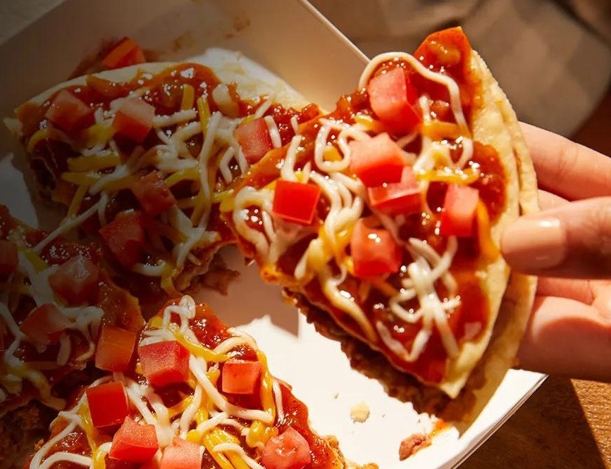 Taco Bell Mexican Pizza: $1