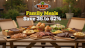 Texas Roadhouse Family Meals Menu: 37% to 62% off + shipping varies