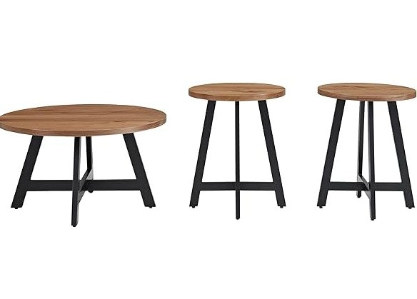 Alaterre Furniture 3-Piece Coffee Table Set: $57