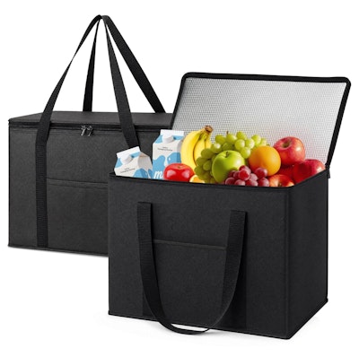 8-Gallon Insulated Grocery Bag 2-Pack for $11 + free shipping w/ Prime
