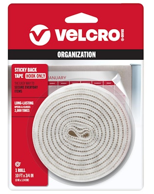 Velcro Sticky Back Hook Only Tape for $3 + free shipping w/ Prime