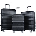 Tripcomp Hardside 3-Piece Luggage Set for $80 + free shipping