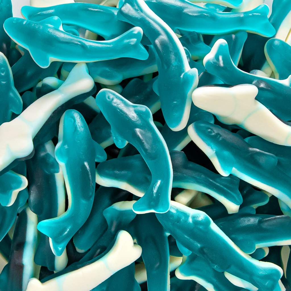 Blue Sharks Gummy Candy 2-lb. Bag: $11 via Sub. & Save
