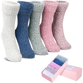 IceIvy Women's Fuzzy Socks 5-Pair Pack: From $6