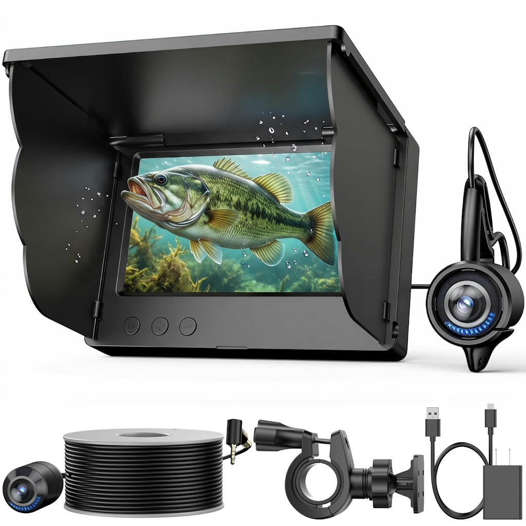 Eyoyo Underwater Fishing Camera w/ 4.3" LCD Monitor: $40