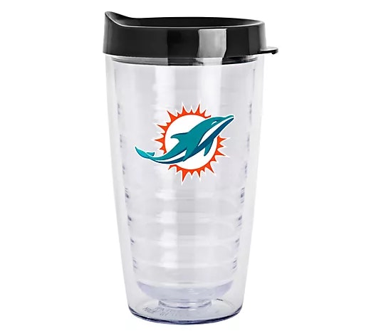 Logo Brands NFL Flipside Double Wall Clear 16-oz. Tumbler: $14
