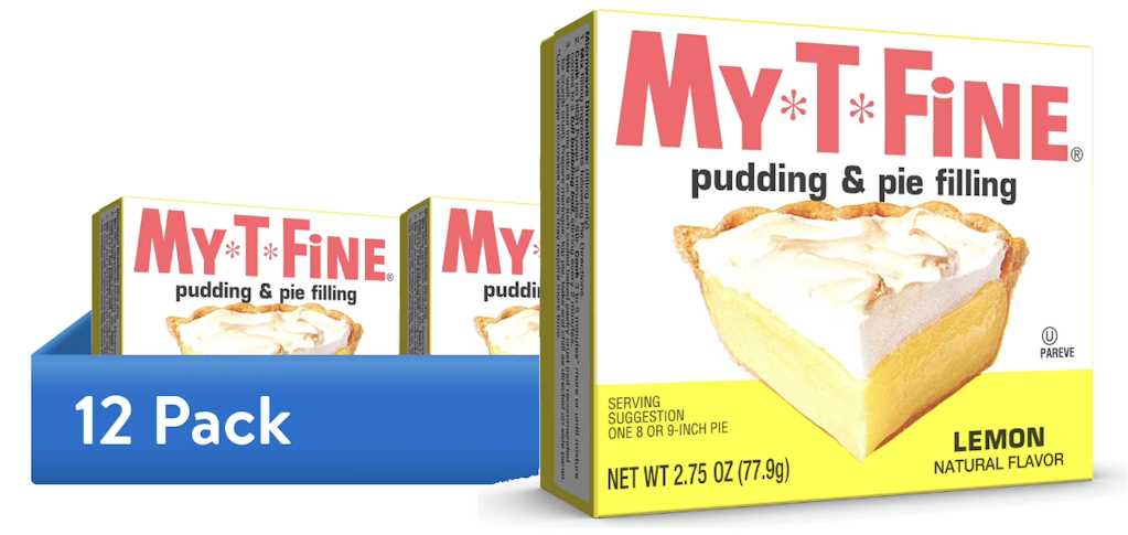 My-T-Fine Lemon Pudding & Pie Filling 12-Pack: $5.91