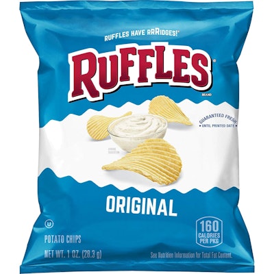 Ruffles Original 1-oz. Potato Chips 40-Pack for $11 via Sub & Save + free shipping w/ Prime