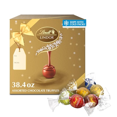Lindt Lindor Assorted 90-Count Truffles Gift Box for $22 + free shipping