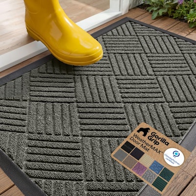 Gorilla Grip Waterproof WeatherMAX 29x17 Doormat for $15 + free shipping w/ Prime