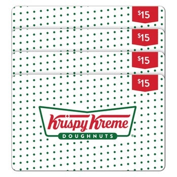 Krispy Kreme Four $15 eGift Cards ($60 Value): $45