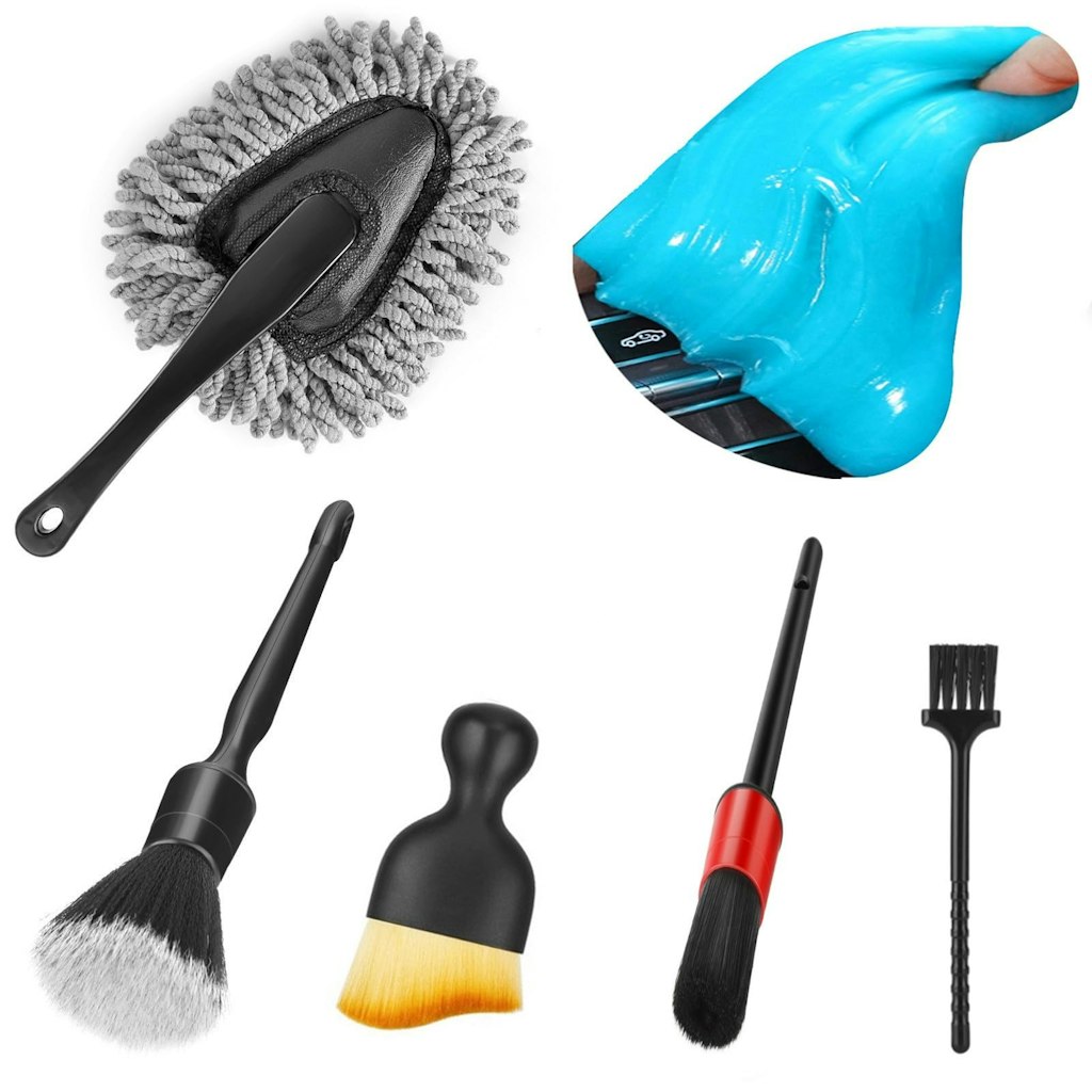 Fitosy Car Interior Detail Brush & Cleaning Gel Kit: $7.59 w/ Prime