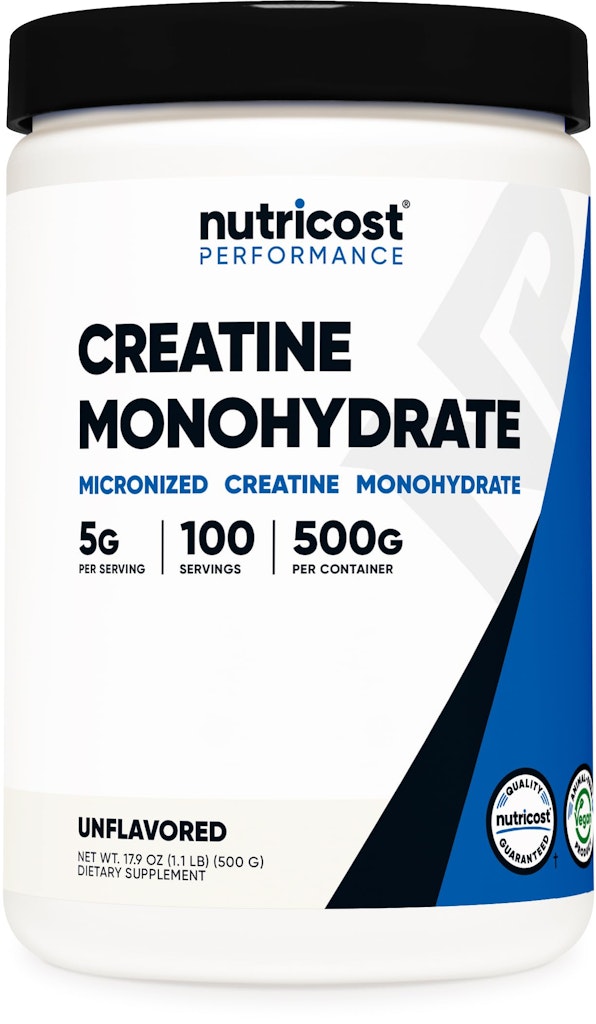 Nutricost 100-Serving 500g Creatine Monohydrate Micronized Powder: $12 w/ Subscribe & Save