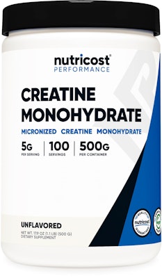 Nutricost 100-Serving 500g Creatine Monohydrate Micronized Powder for $12 w/ Subscribe & Save + free shipping w/ Prime