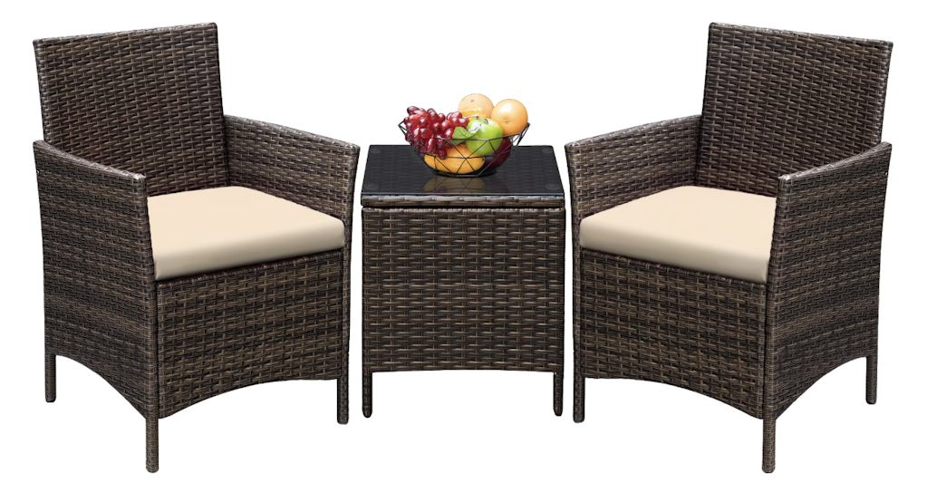 Devoko 3-Piece Patio Conversation Set: $81