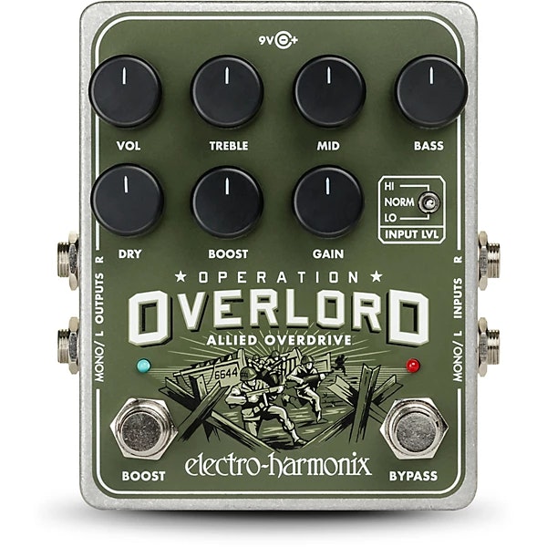 Electro-Harmonix Operation Overlord Overdrive Guitar Effects Pedal: $79