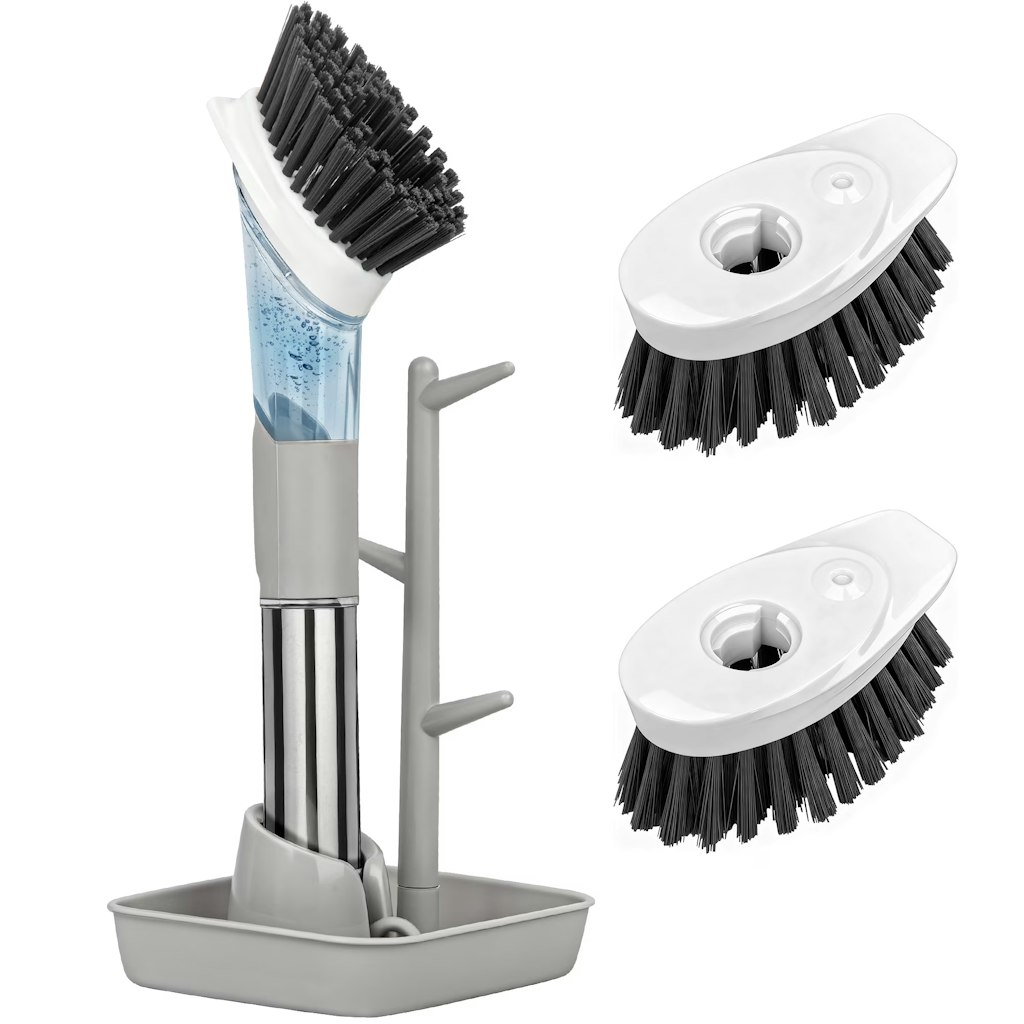 Soap Dispensing Dish Brush Set: $9.88
