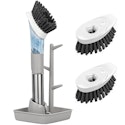 Soap Dispensing Dish Brush Set for $10 + free shipping w/ $35