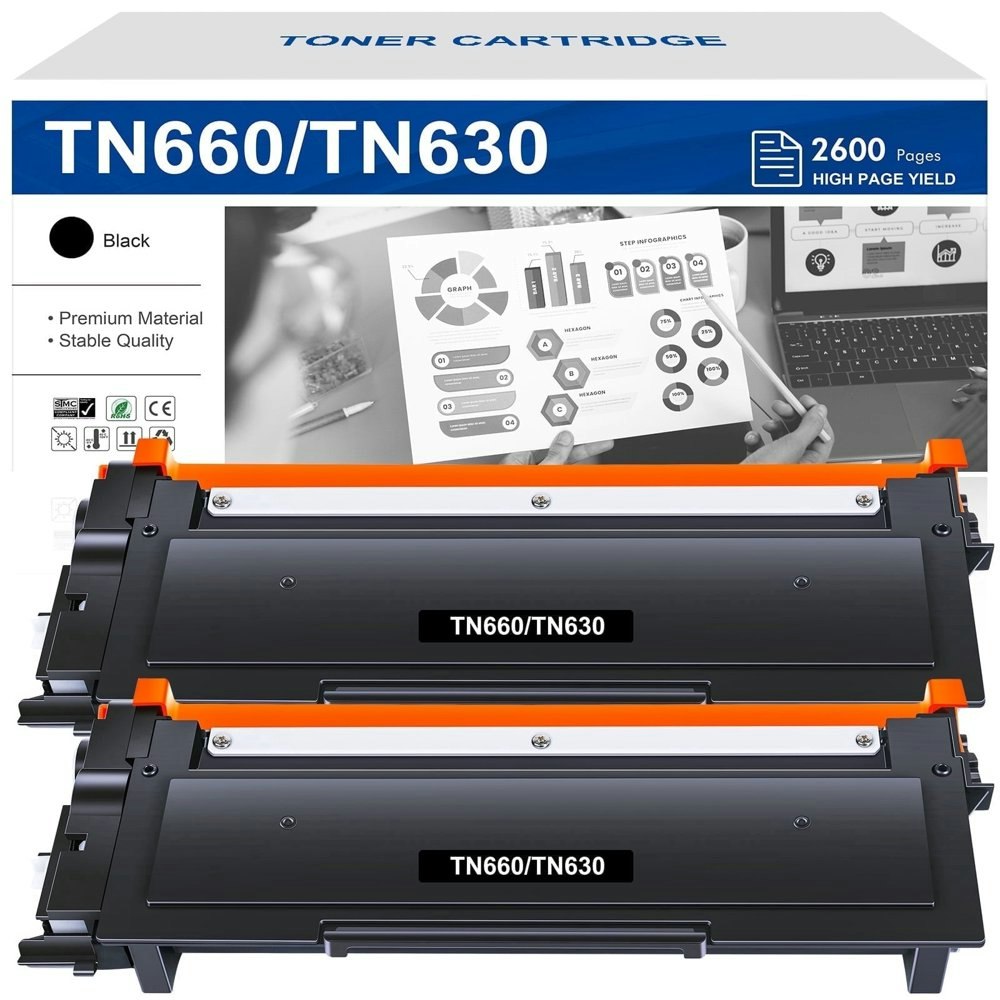 Vipink TN660 Toner Cartridge 2-Pack: $17.45 Vipink TN660 Toner Cartridge 2-Pack: $17.45