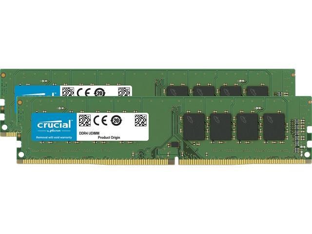 Crucial 16GB DDR4 3200 Desktop Memory 2-Pack: $159.99
