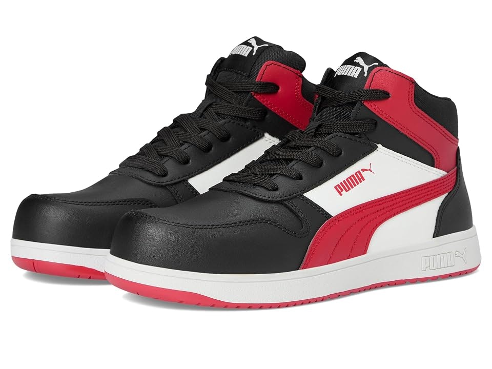 Puma Safety Frontcourt Leather Mid ASTM EH Men's Shoes 7.5 M: $109.95