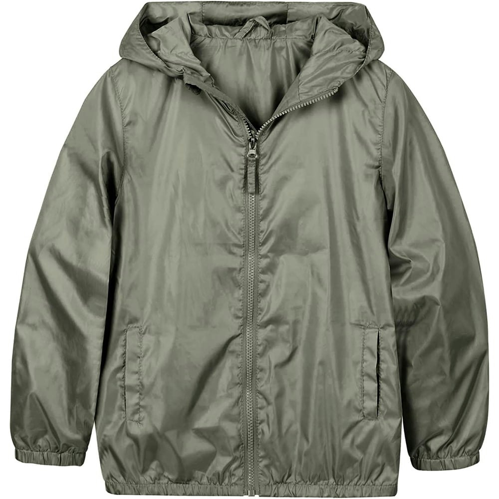 Boys' Lightweight Waterproof Rain Jacket: $17.80