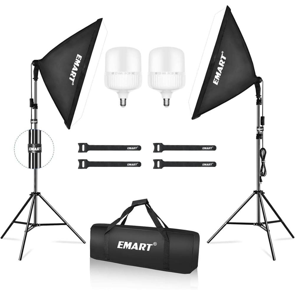 Emart 20"x28" Photography Softbox Lighting Kit: $58.57 Emart 20"x28" Photography Softbox Lighting Kit: $58.57
