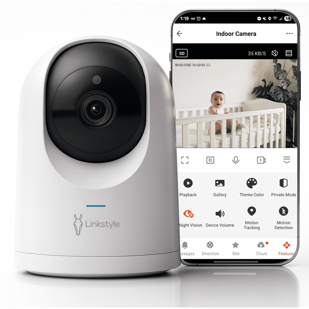 Linkstyle Mira II 2K Indoor Security Camera: $21.55 Linkstyle Mira II 2K Indoor Security Camera: $21.55