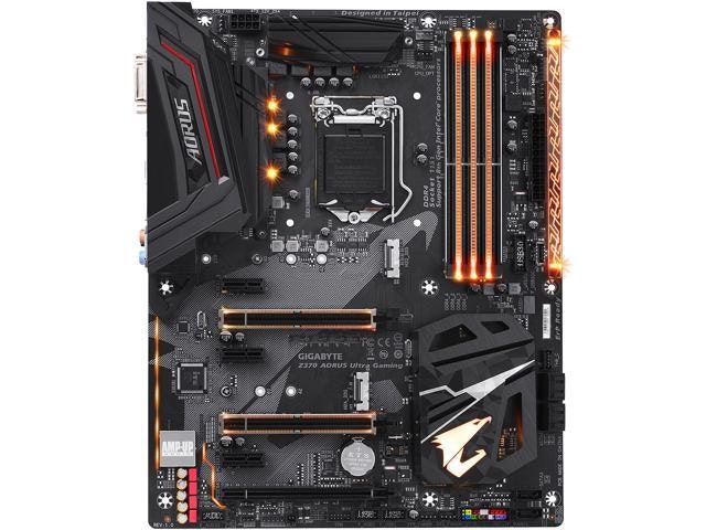 Gigabyte Z370 Aorus Ultra Gaming ATX Intel Motherboard: $199.99