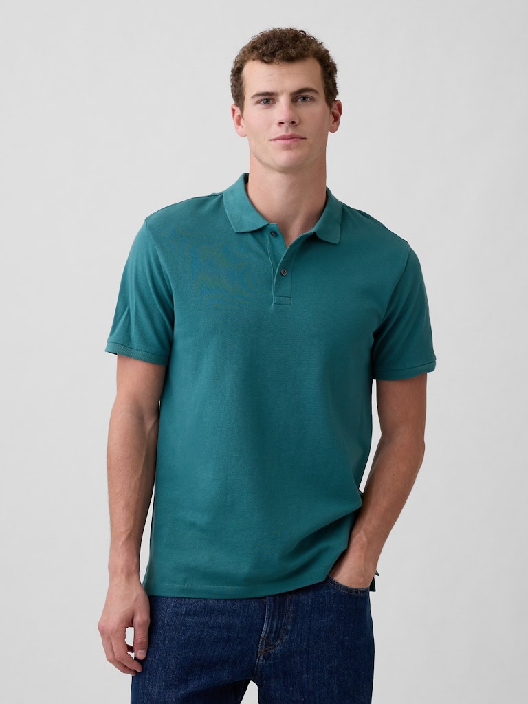 Stretch Pique Polo Shirt: $13.99 Stretch Pique Polo Shirt: $13.99