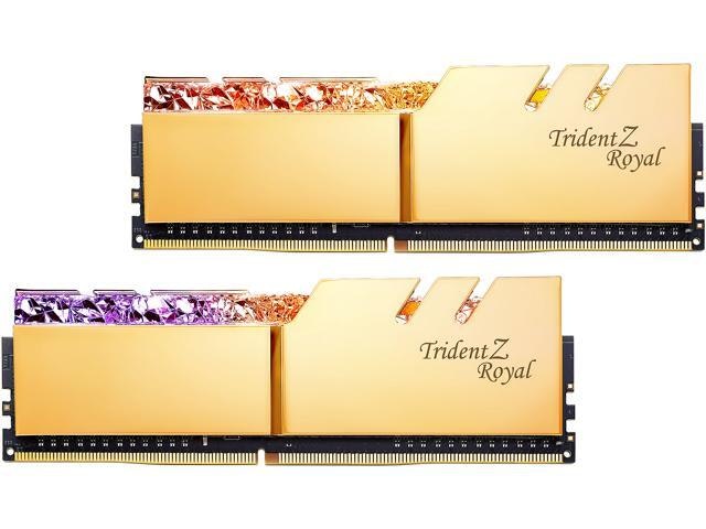 G.Skill Trident Z Royal 32GB 2x16GB DDR4 4000 Desktop Memory: $599 G.Skill Trident Z Royal 32GB 2x16GB DDR4 4000 Desktop Memory: $599