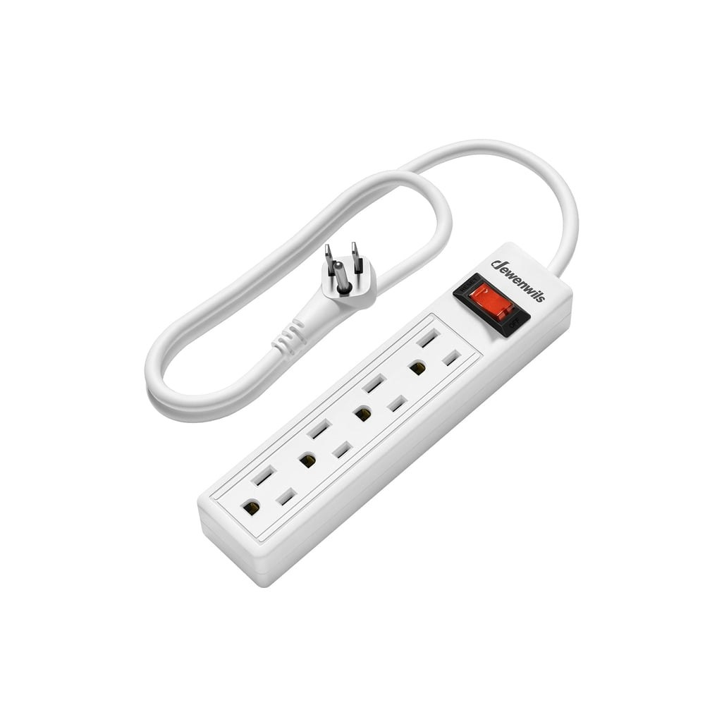 Dewenwils 2-Foot 4-Outlet Power Strip: $9.99