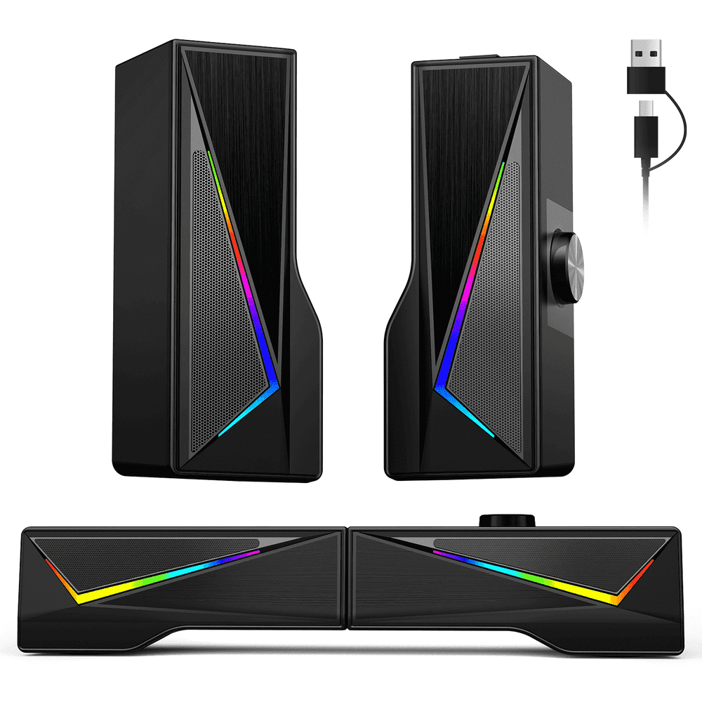 Ayedloe 2.0 Channel Stereo LED Computer Speakers: $25.69 Ayedloe 2.0 Channel Stereo LED Computer Speakers: $25.69