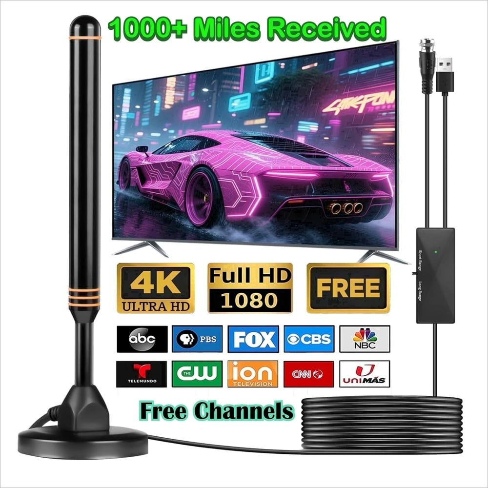 Auterco Digital Indoor TV Antenna: $23.17