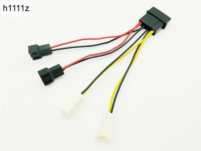 4-Pin Molex to 3-Pin Computer Case Fan Power Adapter Cable: $14.19