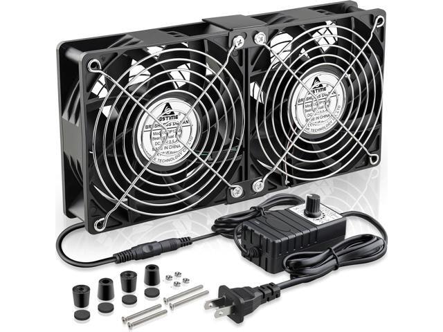GDSTIME Dual 120mm Variable Speed AC Cooling Fan: $86